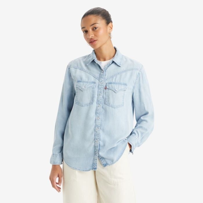 리바이스 여성 SAWYER 웨스턴 셔츠 A76206