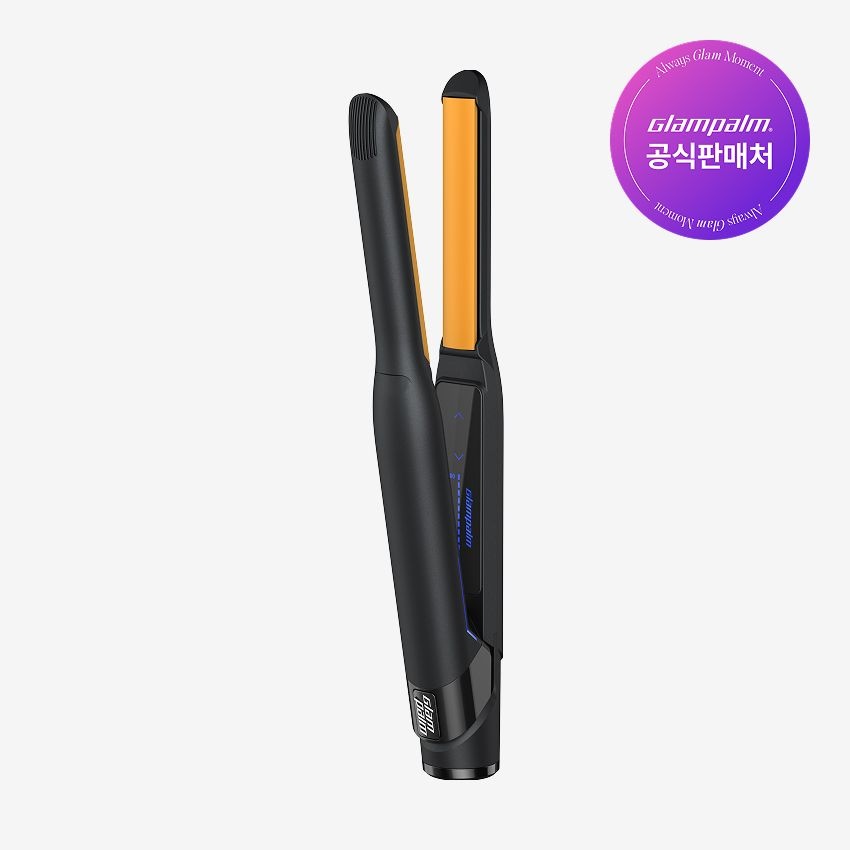 글램팜 [GP106TBK] 글램뮤즈 터치 볼륨 슬림 (오리지널블랙) 남성용 짧은머리 고데기