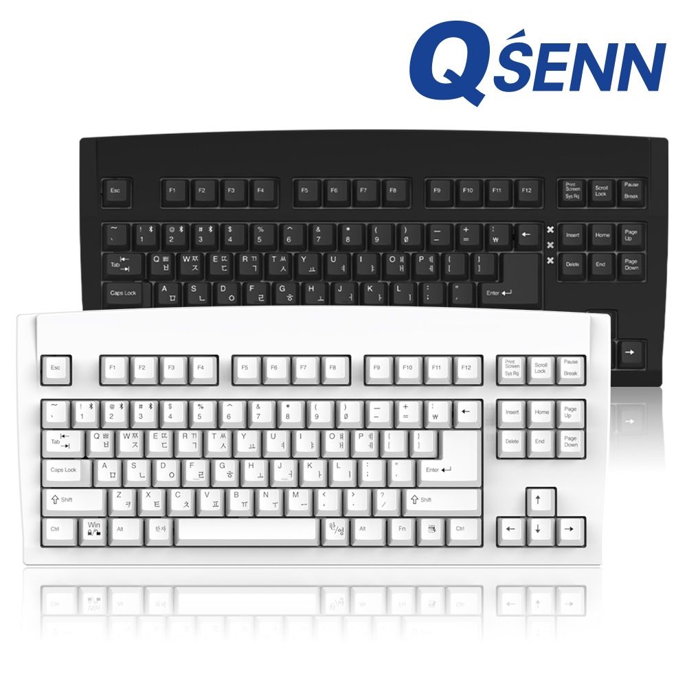 큐센 DT35 89 ABS 유무선 기계식 키보드 V1축 1년보증AS