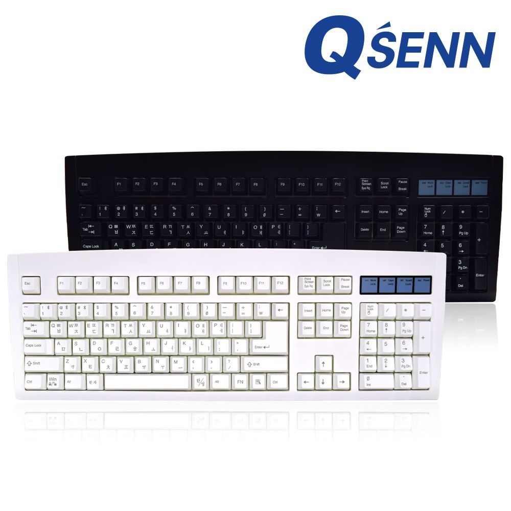 큐센 DT35 106 ABS 유무선 기계식 키보드 하이무축 1년보증AS