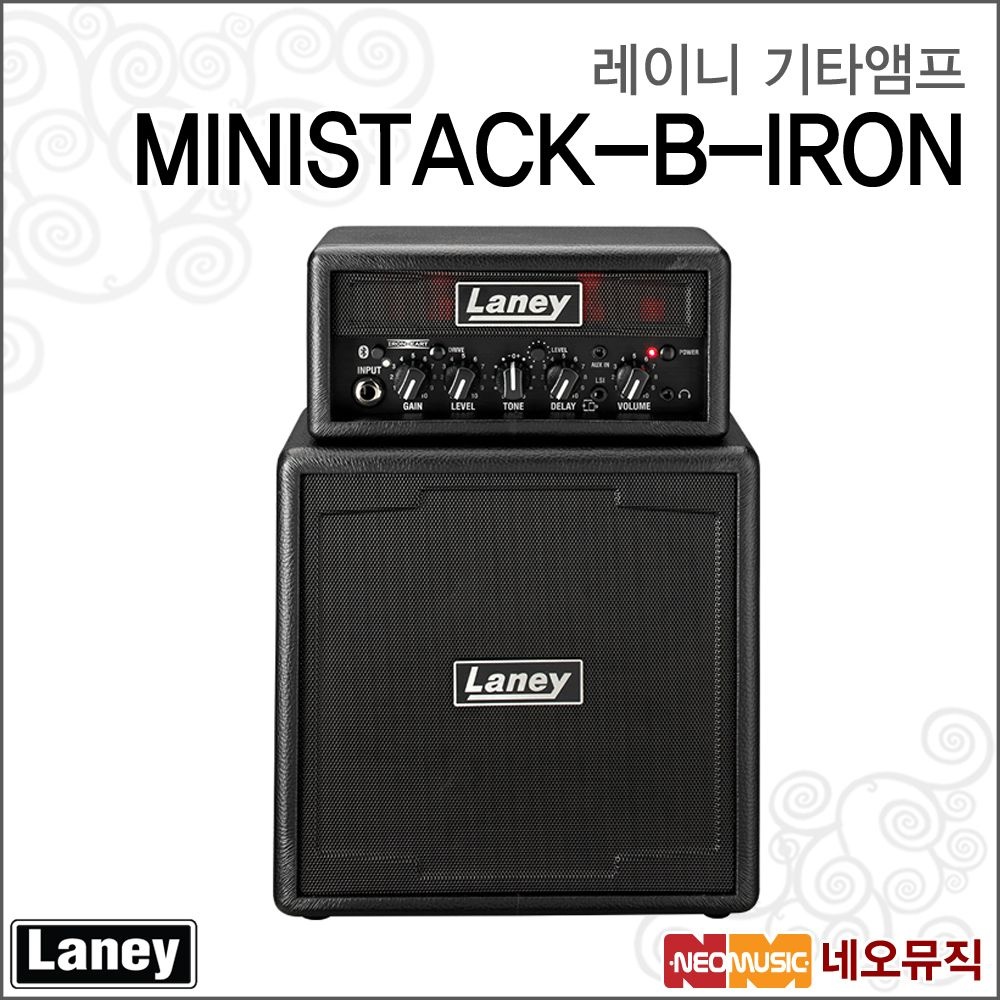 레이니 레이니기타앰프 LANEY MINISTACK-B-IRON (6W)블루투스