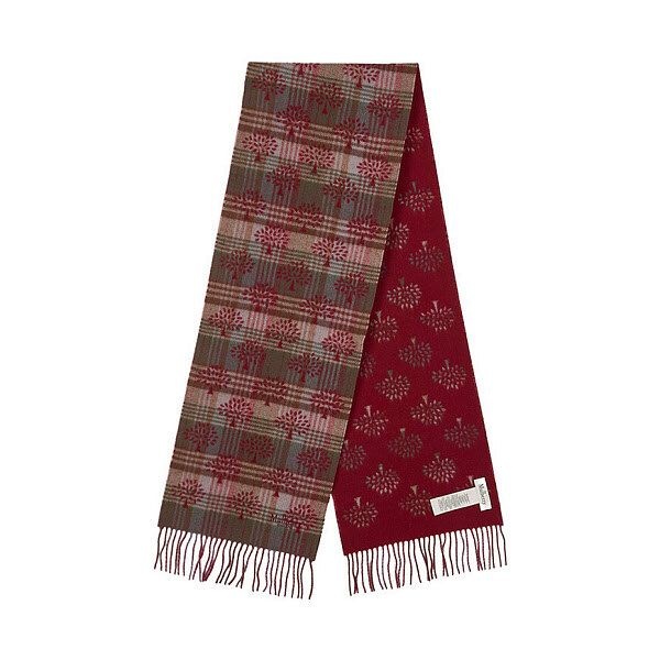 [패션플러스][럭셔리에비뉴][럭셔리에비뉴] (멀버리) VS4787 955 Q130 FW25 공용 헤리티지 트리 머플러 (P003759759)