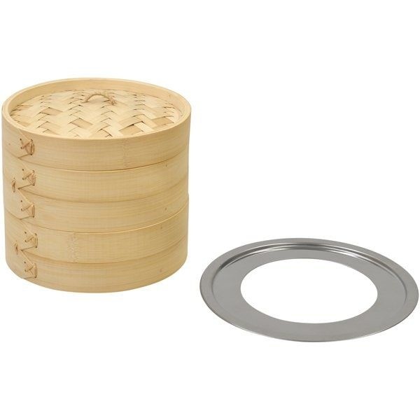 파크레인 Park Lane 중화 찜기 21cm 2단 세트 스테인리스 받침대 포함 건강 조리 K-10958 176384