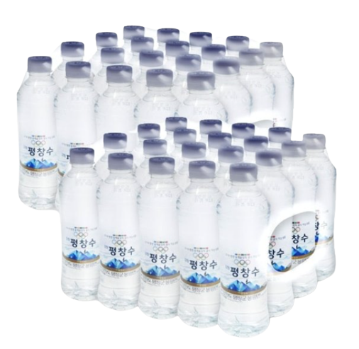 해태음료 강원 평창수 생수500ml,40개,라벨유무렌덤