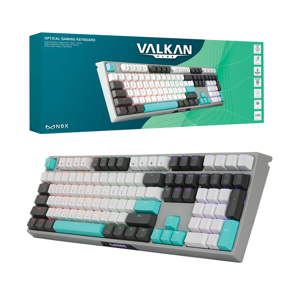 티앤에스인터내셔널 녹스게이밍기어 녹스 VALKAN 게이밍 기계식 키보드 광축 방수