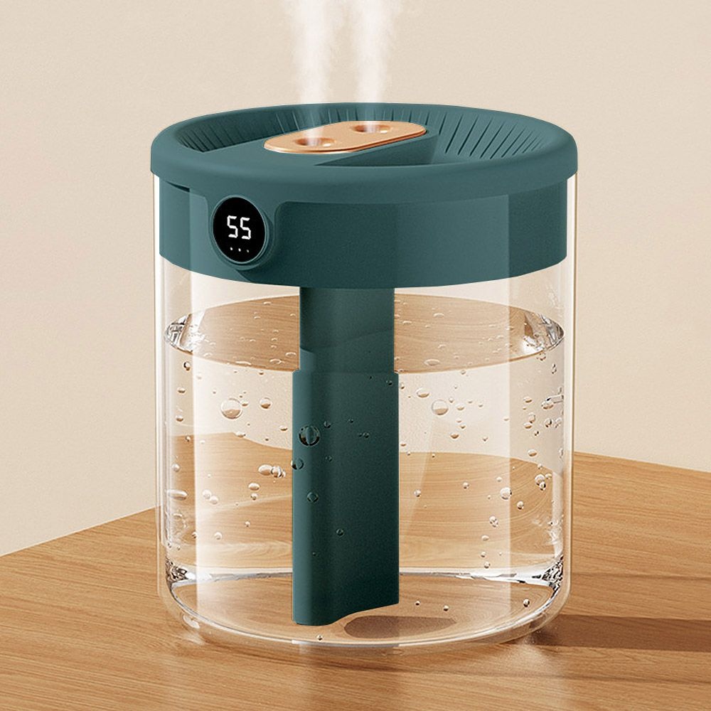 아티추협력사 가습기 대용량가습기 USB 사무실가습기 1.3L 그린 웰스온 수면등 무드등