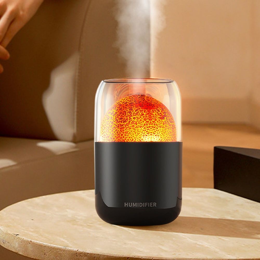 아티추협력사 가습기 미니가습기 USB 초음파식가습기 V3 250ML 블랙 웰스온 여행용 볼케이노