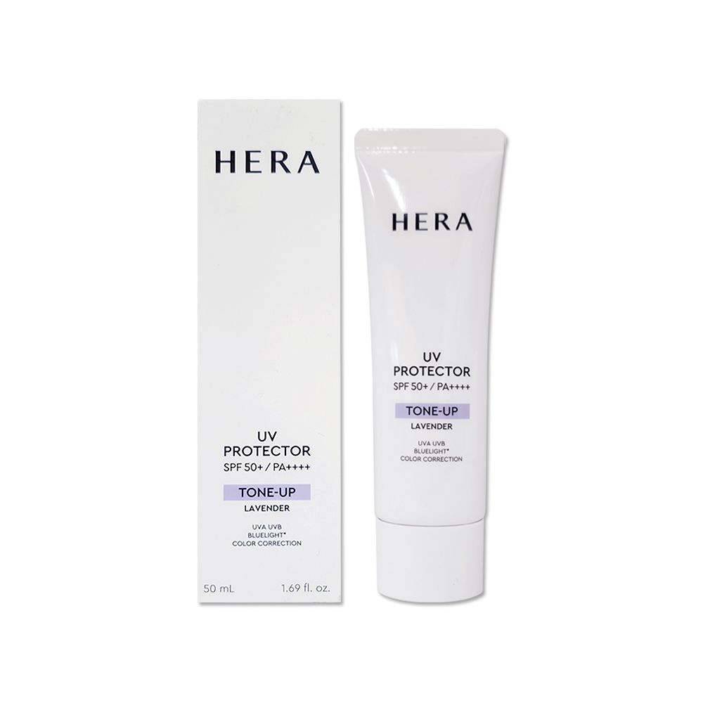 헤라 NEW UV 프로텍터 톤업 라벤더 50ml 1개 리뉴얼 신제품 쿨톤 선크림