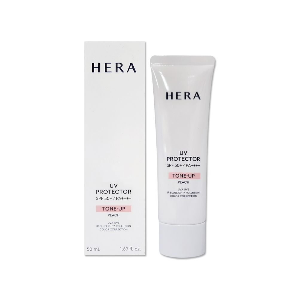 헤라 NEW UV 프로텍터 톤업 피치 50ml 1개 리뉴얼 선크림