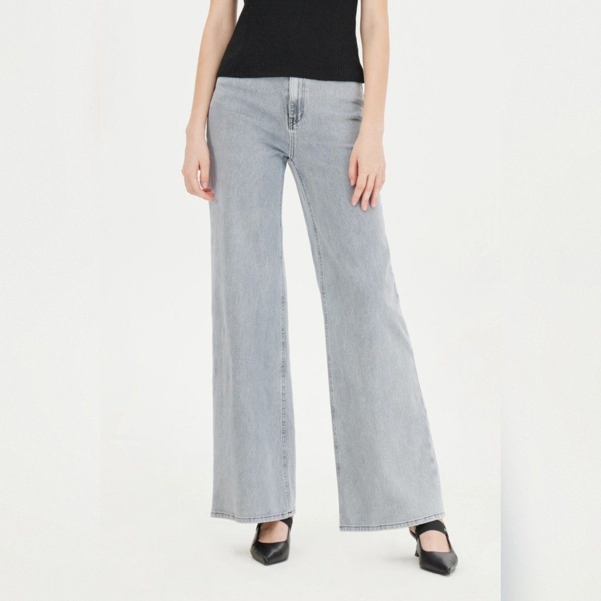 [롯데백화점] 시슬리 스트레이트 와이드 데님 팬츠 SADP41431 LE1220972871