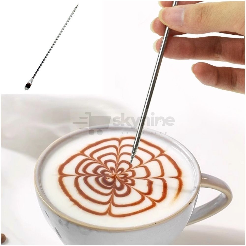 [스카이나인협력사][오늘출발] SKY9 라떼 에칭펜 라떼모양내기 애칭펜 라떼아트연습도구