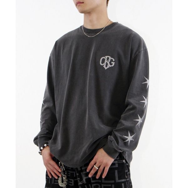 크리건 Stellar 피그멘트 LS Max 오버핏 차콜 1943901