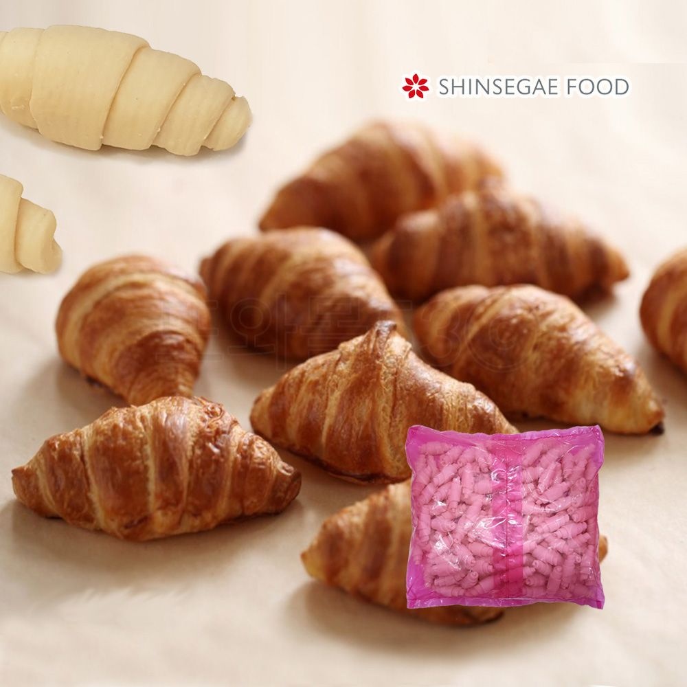 신세계푸드 미니 크로와상 냉동생지 2.5kg / 홈베이킹 / 와플 / 크루키 / 크로플 - 유통기한임박특가