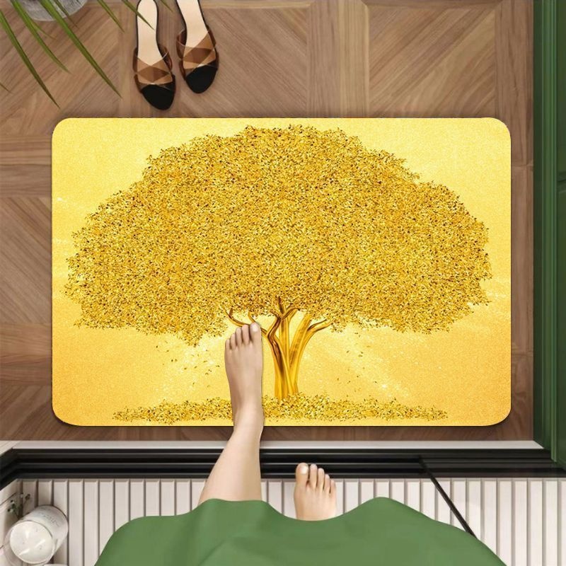 숲과사람들 1+1 빨아쓰는 깨지지 않는 금전수 황금 돈나무 발매트 60*40cm 80*50cm 120*40cm 150*50cm