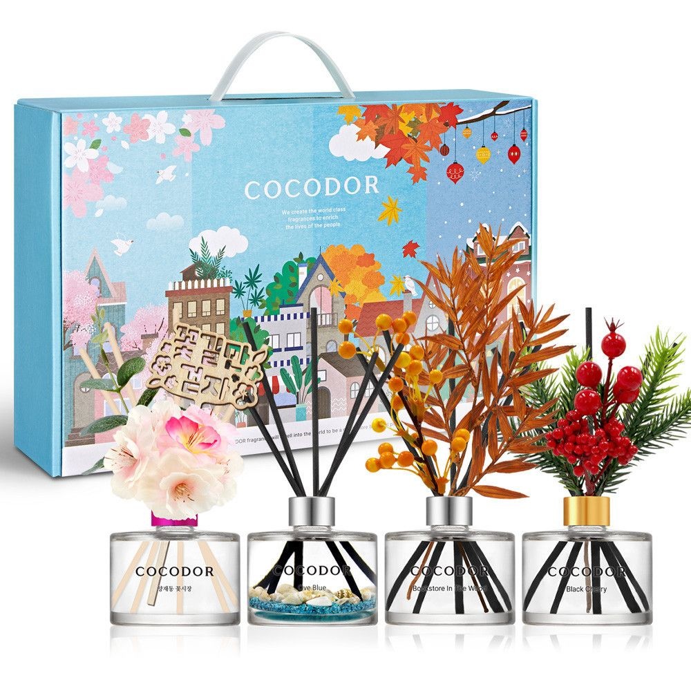 코코도르 포시즌 디퓨저 4개입 세트 실내뱡향제