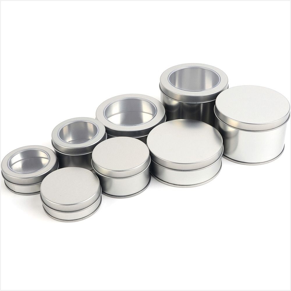 다목적 원형 틴케이스 철제 수납 보관 용기 소품함