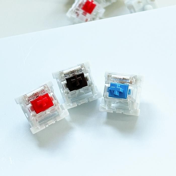 [느낌상점] 커스텀 기계식 키보드 스위치 오테뮤 청축 적축 갈축 무소음 게이밍 키캡 키링 만들기 부자재