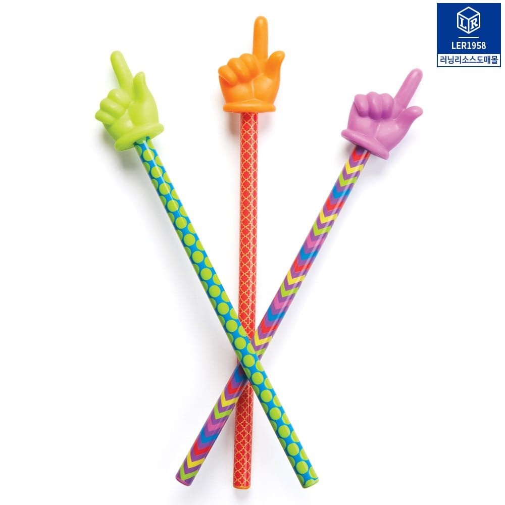 자체제작 패턴 손가락 포인터 3개세트 [LER1958] 기관용 어린이집 유치원 돌봄교실 특수교육 인지교육 수업도구