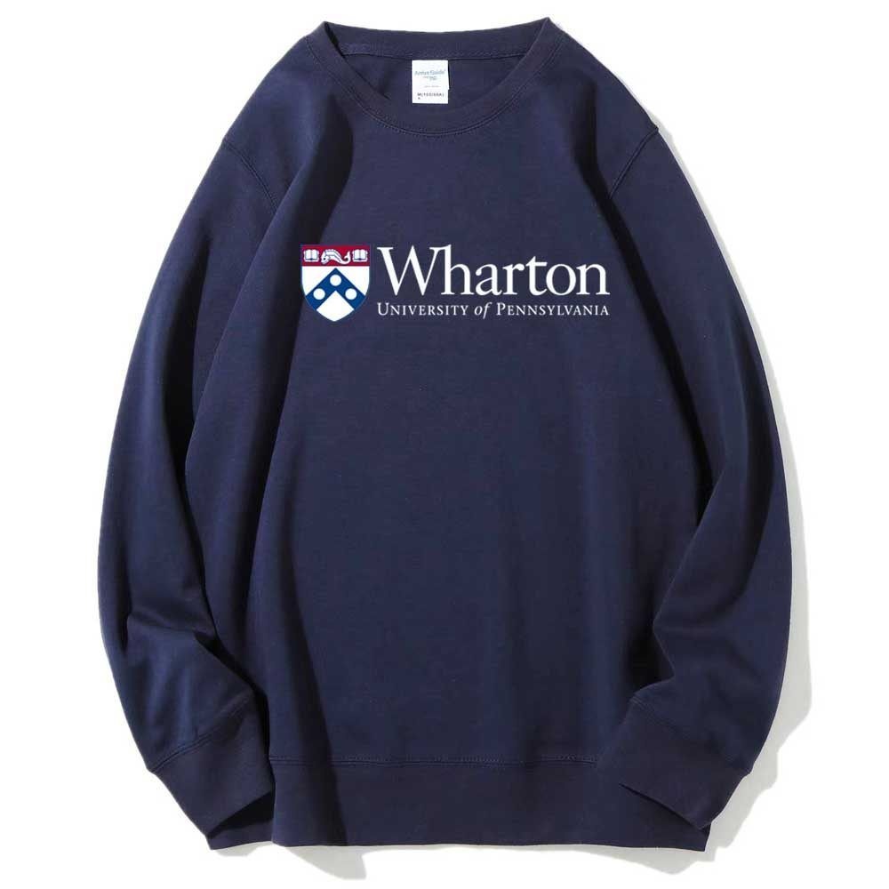 차뉴리 협력사 [해외] 펜실베니아 맨투맨 대학교 와튼스쿨 스웨트셔츠 남녀공용 캠퍼스 커플룩 크루넥