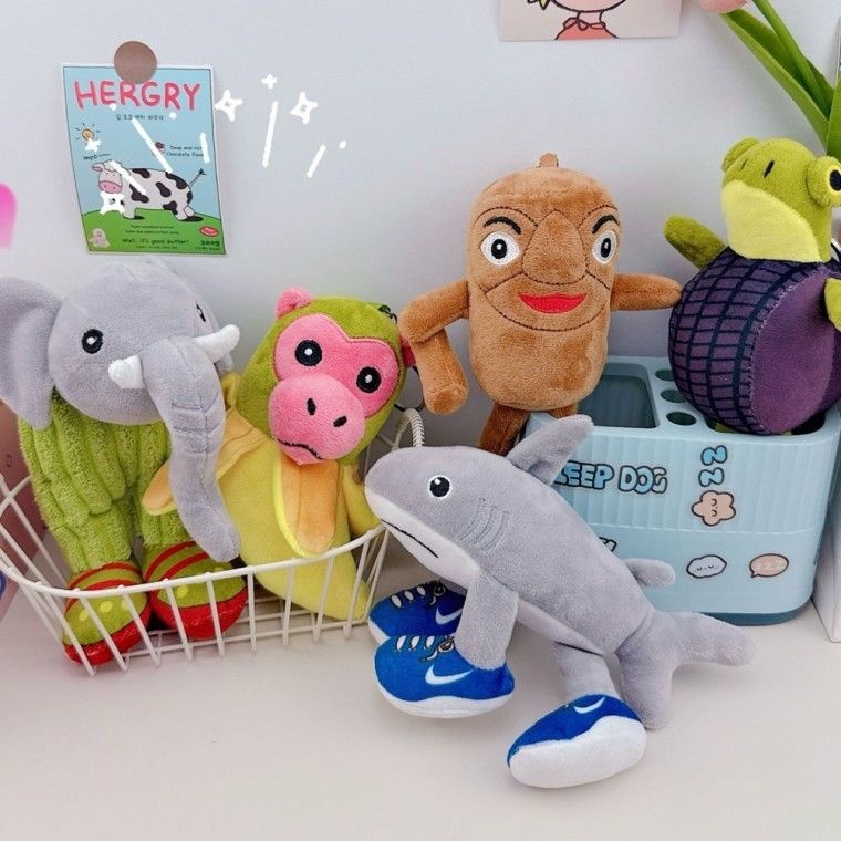 큰손할인 협력사 가방꾸미기 인형 브레인롯  소품 백팩 밈 AI캐릭터키링 귀여운 인기 가꾸 웃긴 인싸