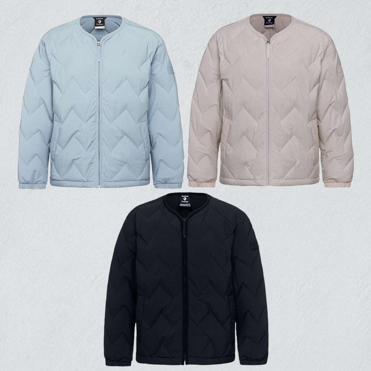 블랙야크 25년도 FW 신상품 경량급 다운 자켓 여성 넥리스 파르밧 다운자켓2 ( 1BYPAWU537 )