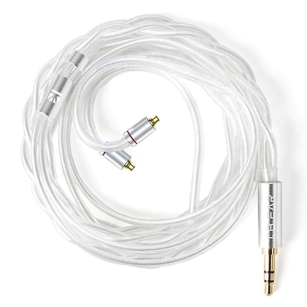 [해외] KBEAR Glint MMCX IEM 케이블, 브레이드 5N OFC 헤드폰 익스텐션, Shure SE215/SE425/SE535/SE846, WESTONE W40/W50/W60, 소니 IER-Z1R/IER-M9/