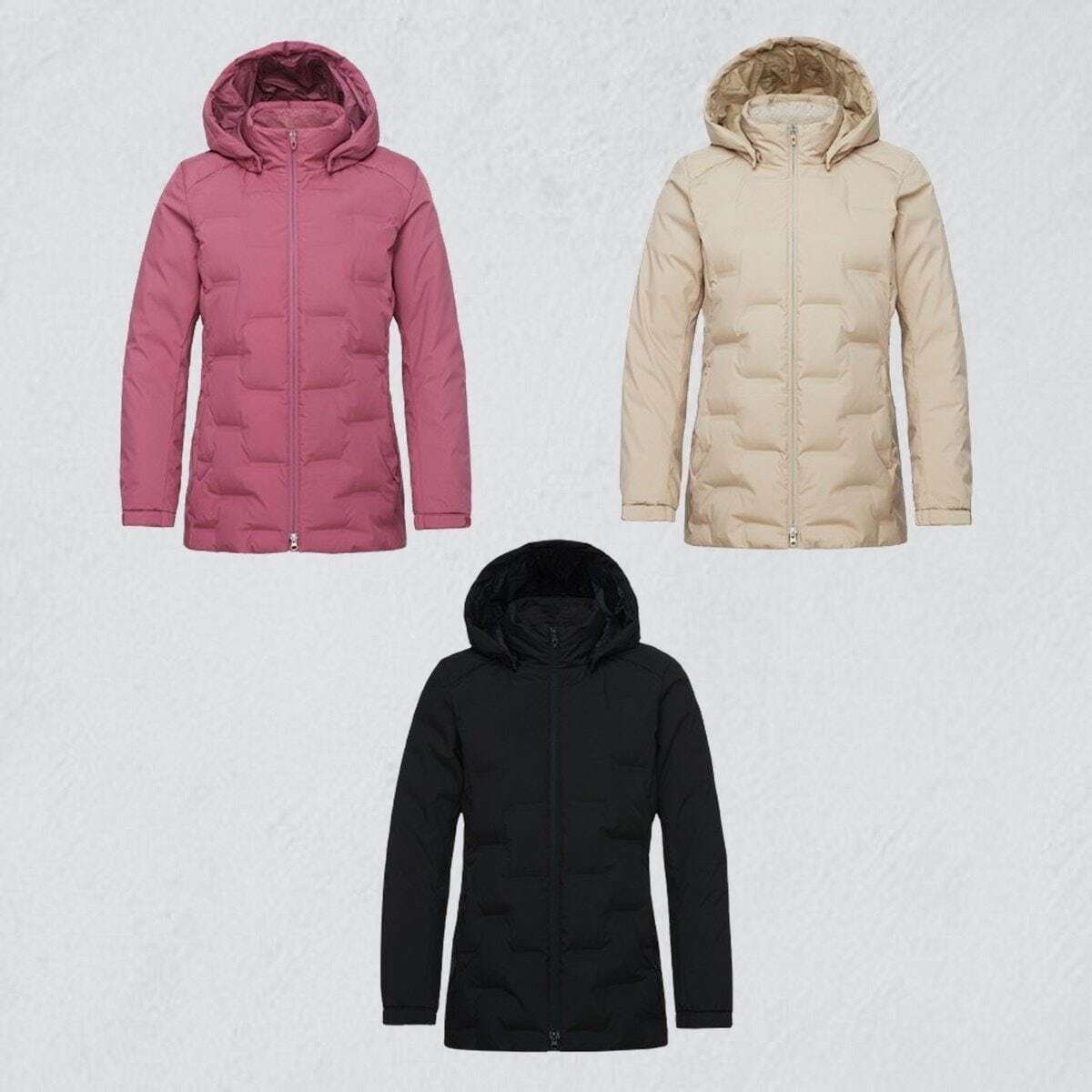 블랙야크 25년도 FW 신상품 경량급 무봉제 다운 자켓 여성 제로스팟 후디 다운자켓2 ( 1BYPAWU511 )