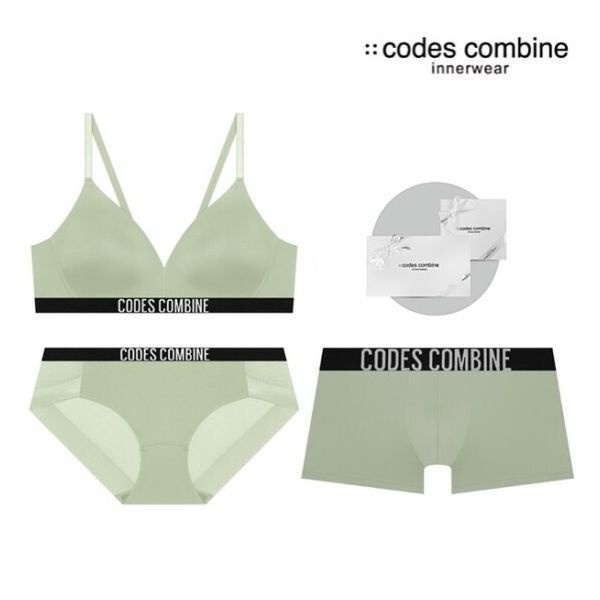 <매장정품> (선물포장) 노와이어 커플속옷세트 BRBPDR913LKH 239600