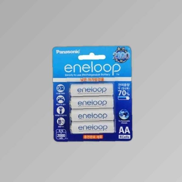 105911 충전지 AA에네루프 1판(4EA) 전기 조명 조명기구 충전식랜턴 Panasonic