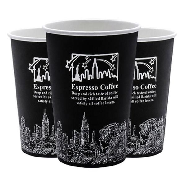 일회용 뉴욕 블랙 테이크아웃 종이컵 13oz 100개 X3개 일회용컵 테이크아웃컵 디자인종이컵 카페종이컵 사무실종