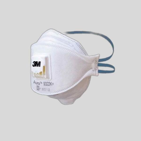 3M 방진마스크 (9322K+ 1급) 10P 세트 호흡보호구 안면보호구 안전용품 9322K