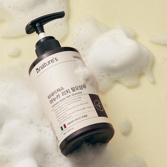 (주)바이오스트림 비네이쳐스 아누카리치 탈모샴푸 480ml 이탈리아산 아누카사과 탈모완화 두피케어