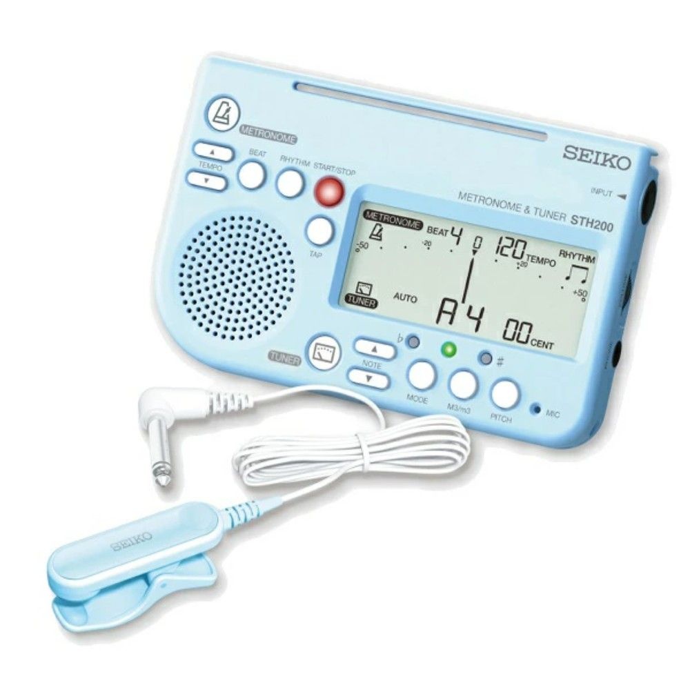 [해외] 세이코 메트로놈 튜너 디지털 전자 박자기 STH-200