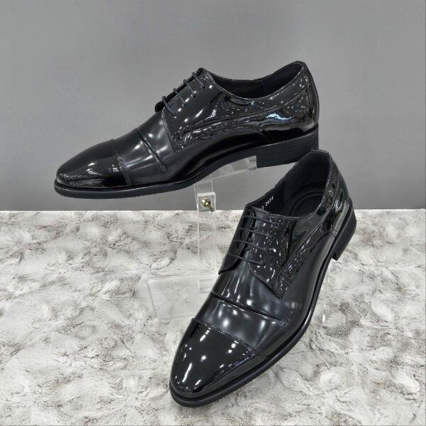 미셸 [탠디 (패플)] [탠디]남성 슬림토 에나멜콤비 정장 구두 32HF30HD52 CK-101 2SD JJ