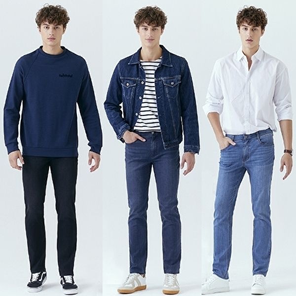 뱅뱅 [하프클럽]남성 울트라 스트레치 데님 3종