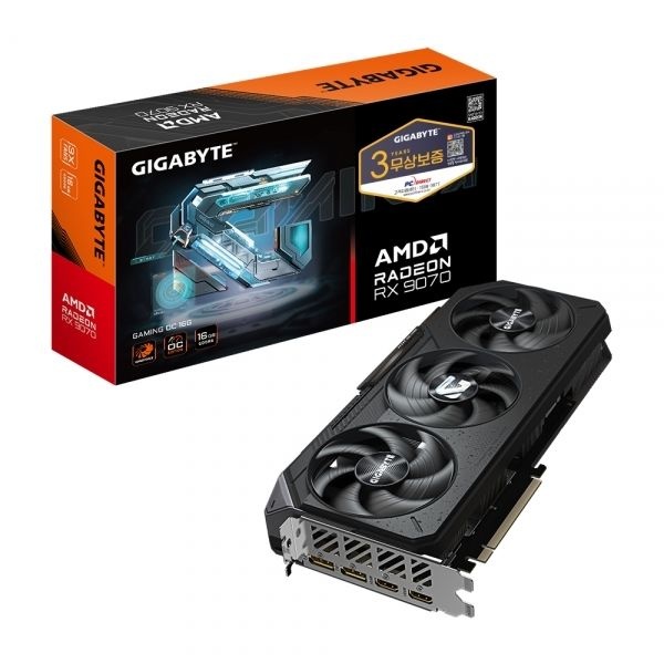 GIGABYTE GIGABYTE 라데온 RX 9070 GAMING OC D6 16GB 피씨