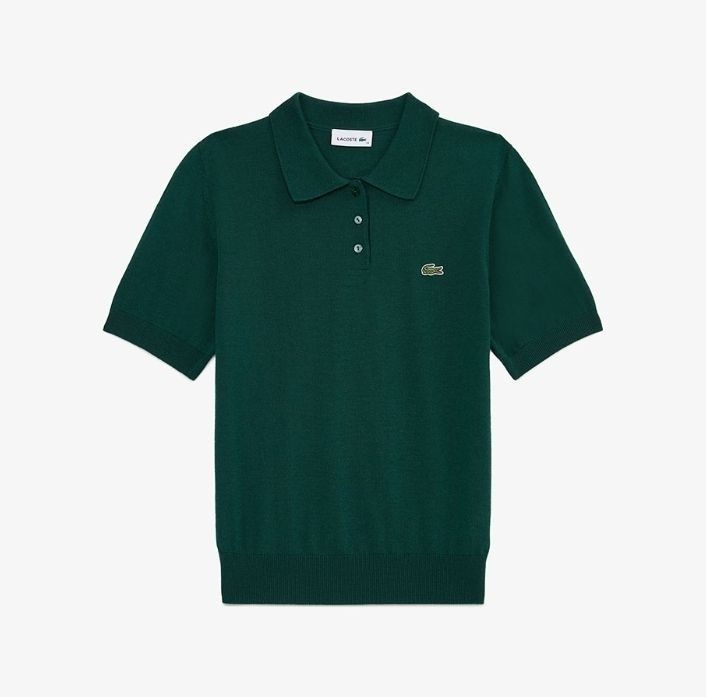 라코스테 여성 25FW 소프트울 반팔 스웨터 폴로 셔츠 PF525E-55N-132 PF525E-55N-132-2EJS