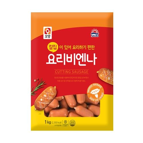 [롯데백화점]  [사조오양] 칼집 요리 비엔나 1kg