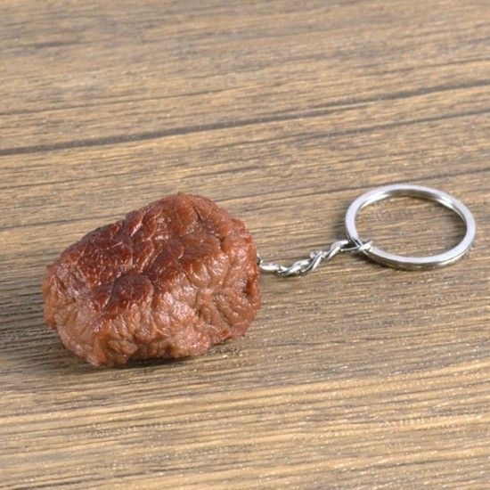 비프 꽃등심 키링 미니어처 소형 남자탐방 키링인형 엽기적인 인형키링 전 자동차키링