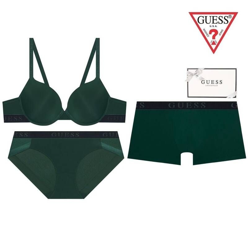 <매장정품> GUESS 게스 블랙밴딩 골드로고 커플속옷세트 GDWBR911GDWBP911GDMDR911DGR 946709