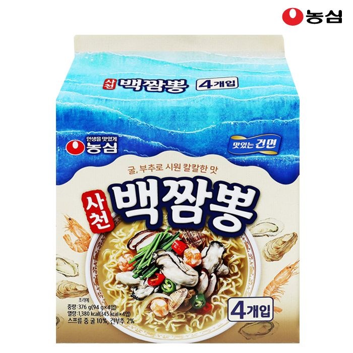[롯데백화점] 농심 사천 백짬뽕 94g x 16봉 LE1213291228
