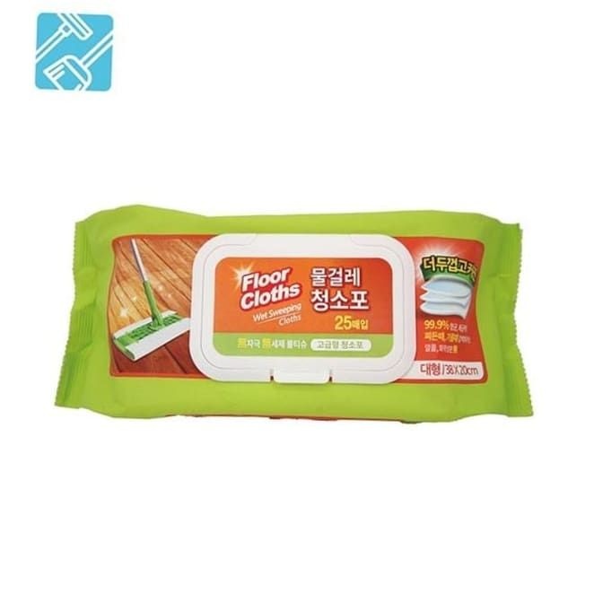 청소용품 물걸레 청소포 대형 25매 38X20cm