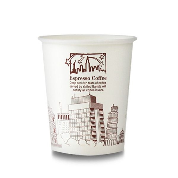 384ml(13온즈) 테이크아웃종이컵 뉴욕 화이트 1박스 1000개