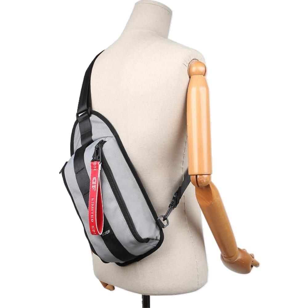 남녀공용 컬러 레터링 스트랩 슬링백 웨이스트백 가벼운가방