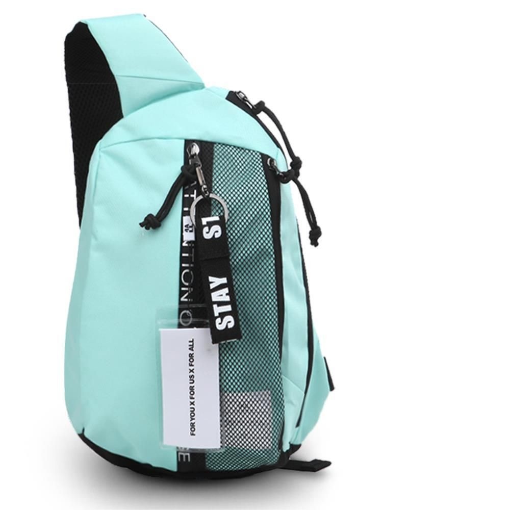 남녀공용 여행 면 키홀더 스트랩 캐주얼 슬링백 힙색 허리힙색