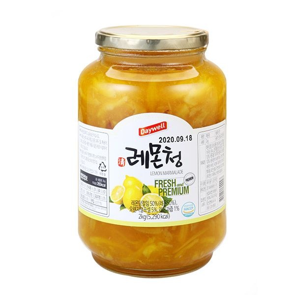 쥬피터 데이웰 레몬청 2kg 1박스 4개