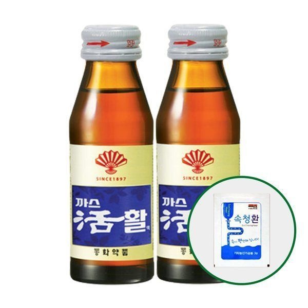 동화약품 까스활 75ml 50병 + 속청환 50포