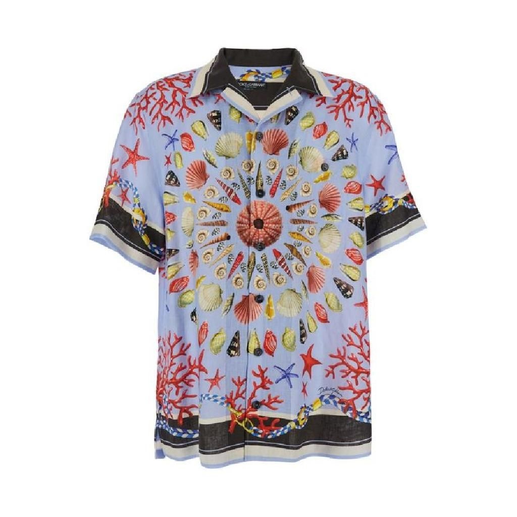 돌체앤가바나 쉘 프린트 하와이 셔츠 G5JH9TFP4NR HC5PJ TP942112309