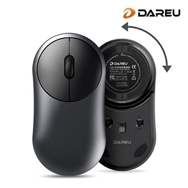 마우스 UFO 무선 무소음 LM129 다얼유 블루투스 노트 (KYR-WFGZU9I)