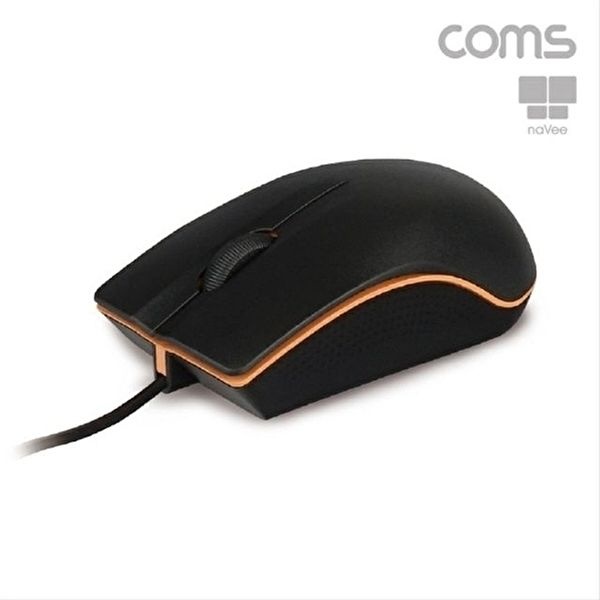 나비 마우스 NV26-MS10U 블랙 USB 유선 옵티컬 CY2082 (KYR-WE20582)